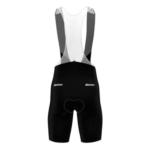 Santini Kokonaisjohtaja Tour De France Fan Line 2023 Ruokalappu Shortsit Musta L Mies