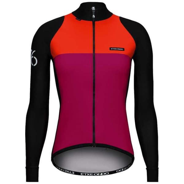 Etxeondo Jacka Obena Orange,Svart XL Kvinna