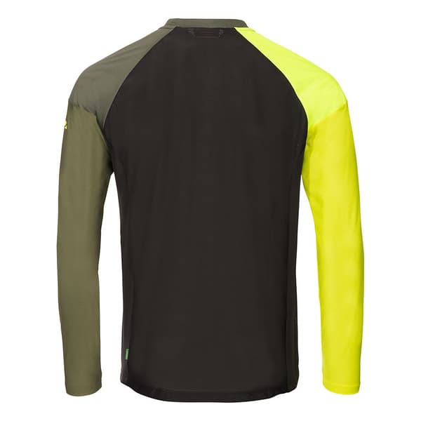 Vaude Bike Langærmet T-shirt Moab Vi Gul,Sort M Mand