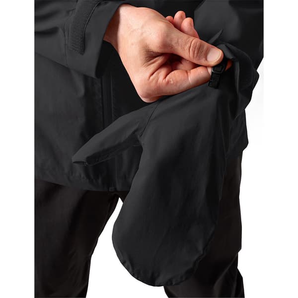 Vaude Bike Hættetrøje Regnjakke Comyou Sort 2XL Mand