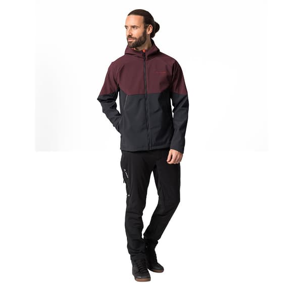 Vaude Bike Qimsa Soft Shell Jakke Rød,Sort XL Mand