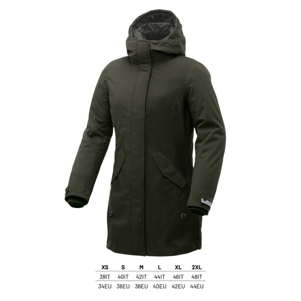 Tucano Urbano Parkas Magic 2 In 1 Grönt 2XL Kvinna