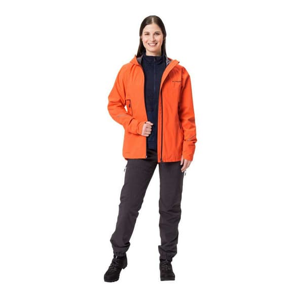 Vaude Bike Jacka Yaras 3in1 Orange 38 Kvinna
