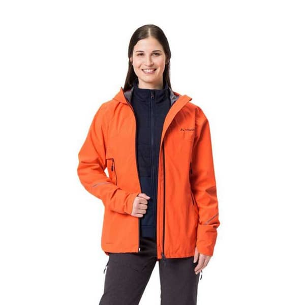 Vaude Bike Jacka Yaras 3in1 Orange 38 Kvinna