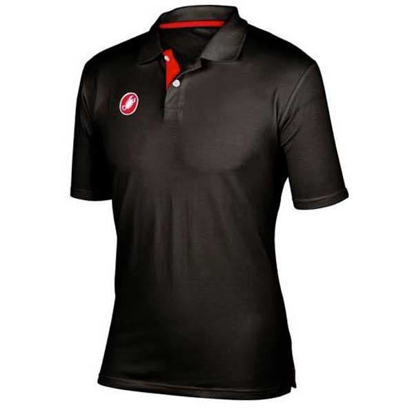Castelli Lyhythihainen Poolopaita Race Day Musta M Mies