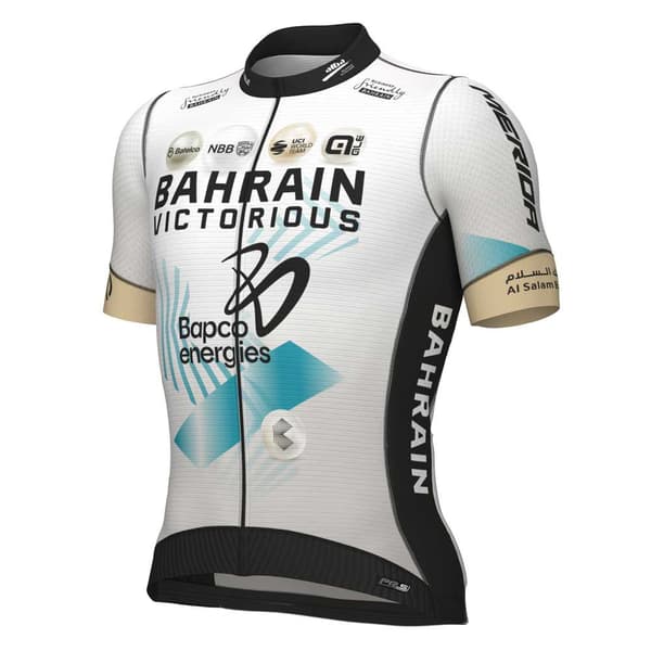 Ale Lyhythihainen Jersey Bahrain Victorious Tour De France 2023 Monivärinen L Mies