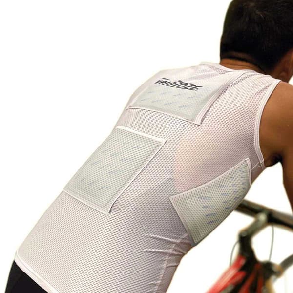 Velotoze Gilet Refrigerante Vit M Man
