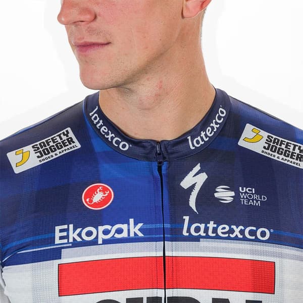 Castelli Kortärmad Tröja Competizione Soudal Quick-step 2023 Flerfärgad L Man