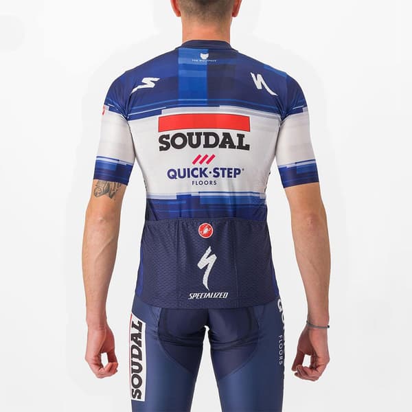 Castelli Kortärmad Tröja Competizione Soudal Quick-step 2023 Flerfärgad L Man