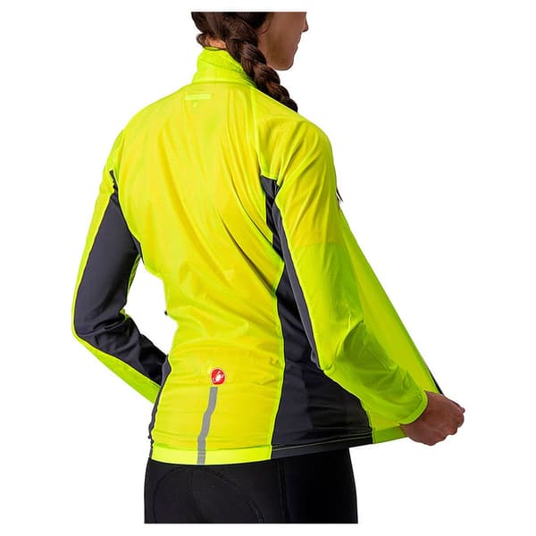 Castelli Jacka Squadra Stretch Gul XL Kvinna