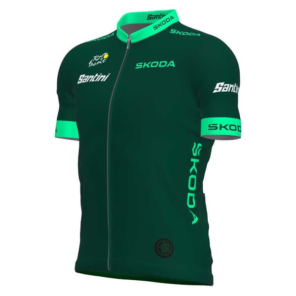 Santini Bedste Sprinter Tour De France Fan Line 2023 Kort Ærme Jersey Grøn L Mand