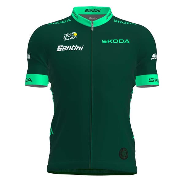 Santini Bedste Sprinter Tour De France Fan Line 2023 Kort Ærme Jersey Grøn L Mand
