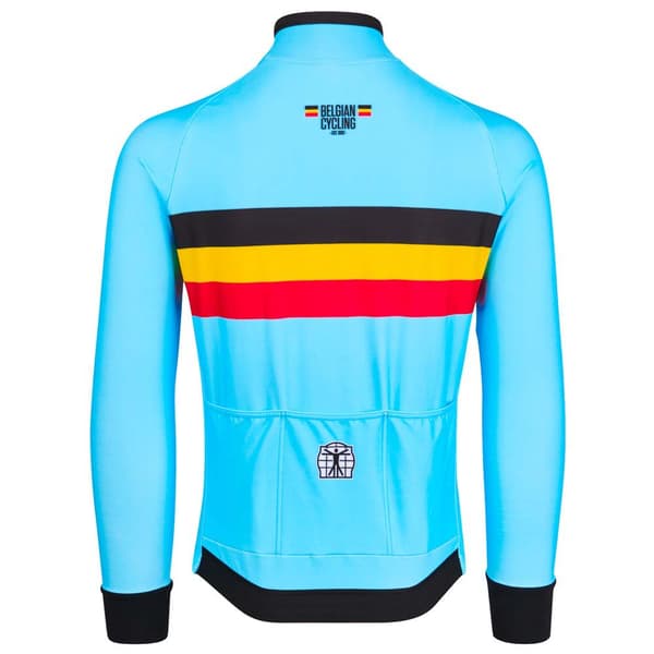 Bioracer Langærmet Trøje Belgium Icon Tempest Termal Blå M Mand