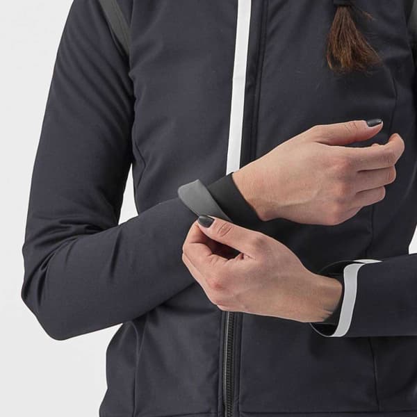 Castelli Jacka Alpha Ultimate Insulated Svart,Grå S Kvinna
