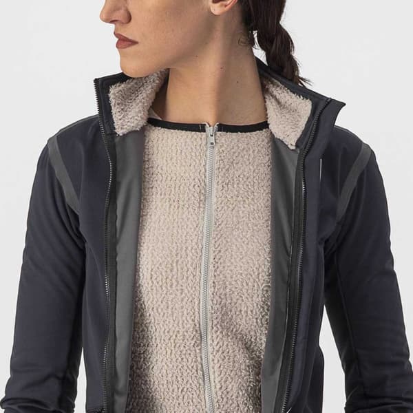 Castelli Jacka Alpha Ultimate Insulated Svart,Grå S Kvinna