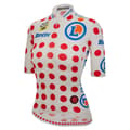 Pikkukuva 3 / 3: Santini Gpm Leader Lyhythihainen Jersey Tour De France Femme Avec Zwift Punainen M Nainen