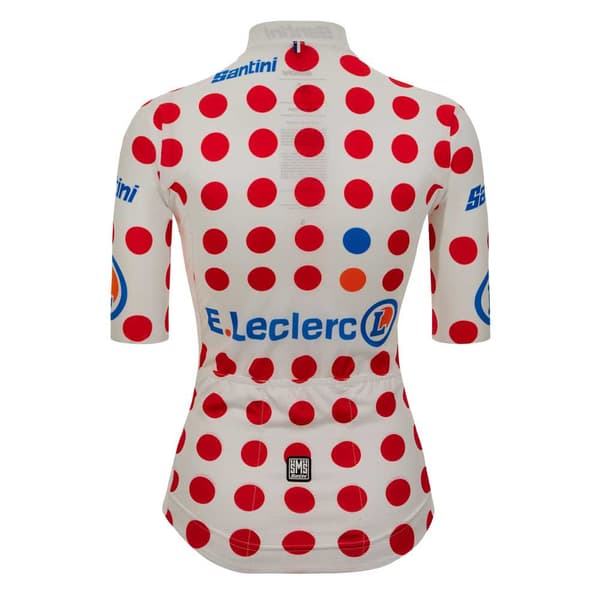 Santini Gpm Leader Lyhythihainen Jersey Tour De France Femme Avec Zwift Punainen M Nainen