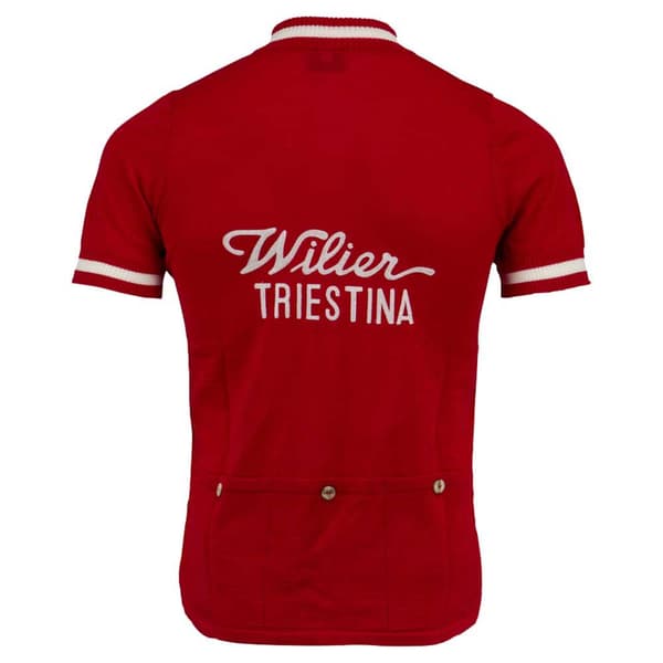 Wilier Lyhythihainen Jersey Vintage 1975 Punainen M Mies