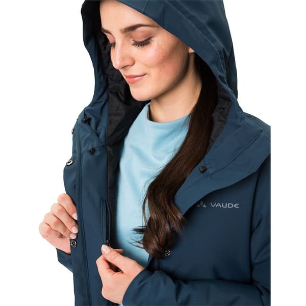 Vaude Bike Parkas Cyclist Padded Ii Blå 36 Kvinna