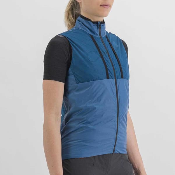 Sportful Gilet Giara Layer Blå M Kvinde