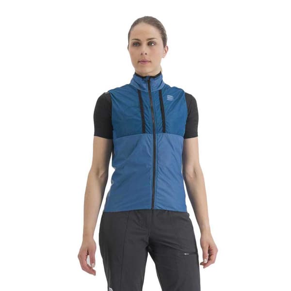 Sportful Gilet Giara Layer Blå M Kvinde