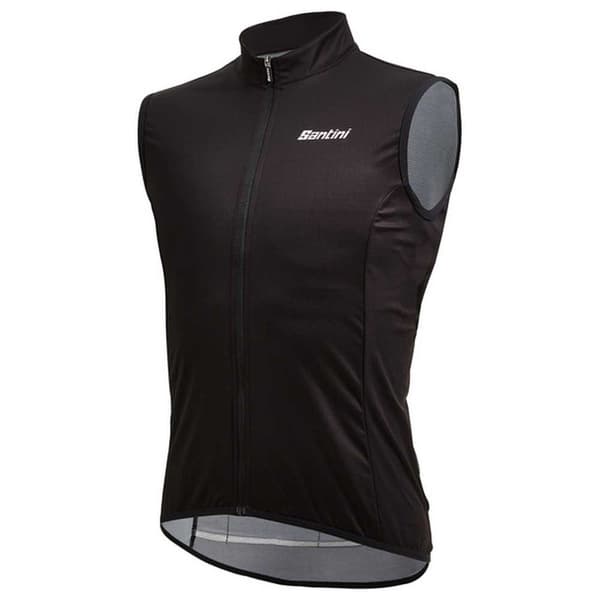 Santini Gilet Nebula Musta 5XL Mies
