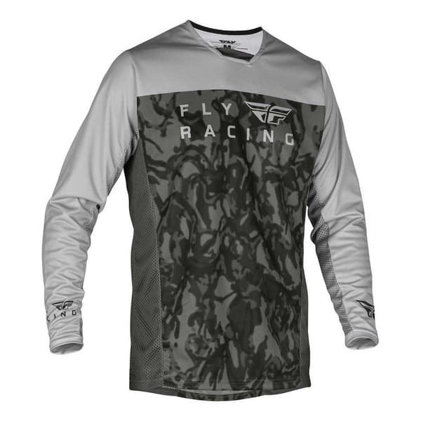 Fly Racing Långärmad T-shirt Radium Grå M Man