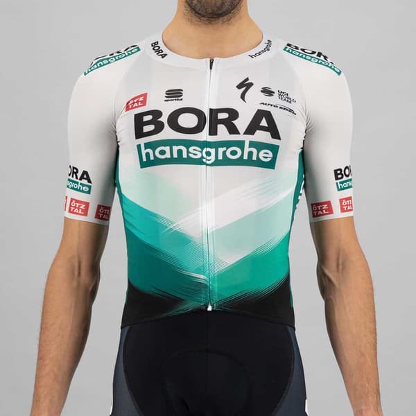 Sportful Jersey Bora-hansgrohe 2021 Bomber Grøn,Hvid S Mand