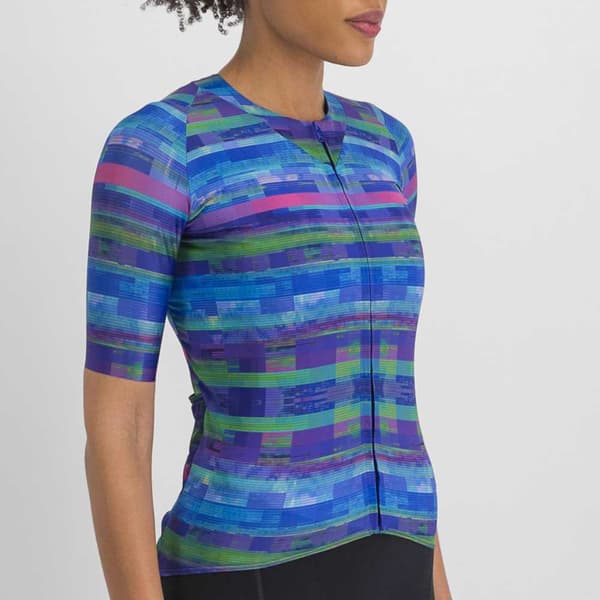 Sportful Sweatshirt Glitch Blå M Kvinde