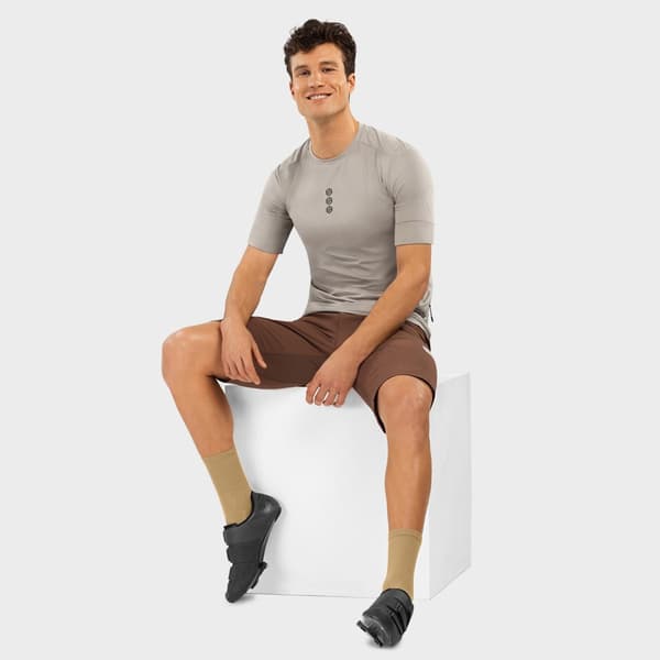 Siroko Grus Kortærmet T-shirt Cedar Beige XL Mand
