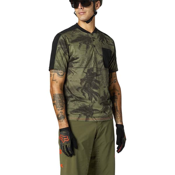 Fox Racing Mtb Lyhythihainen T-paita Ranger Drirelease® Henley  S Mies