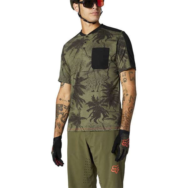 Fox Racing Mtb Lyhythihainen T-paita Ranger Drirelease® Henley  S Mies