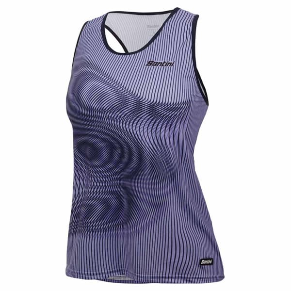 Santini Hihaton T-paita Vortex Violetti 2XL Nainen
