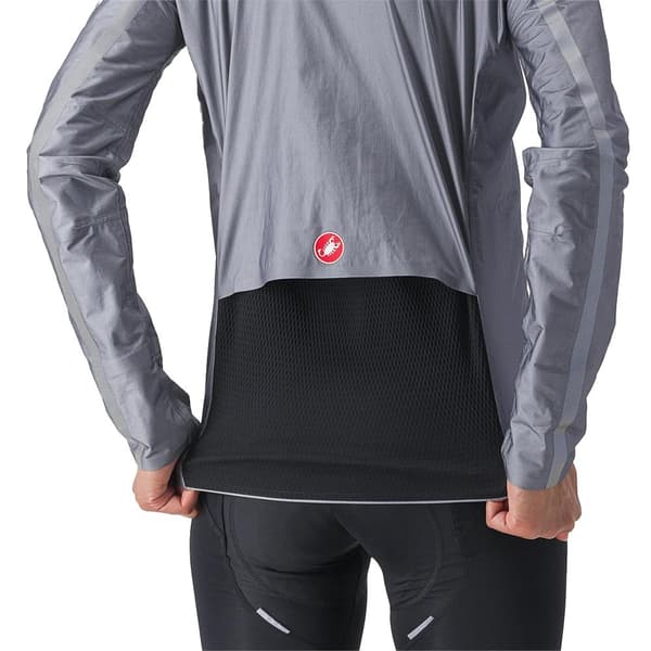 Castelli Jacka Tempesta Grå XL Kvinna