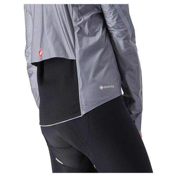 Castelli Jacka Tempesta Grå XL Kvinna