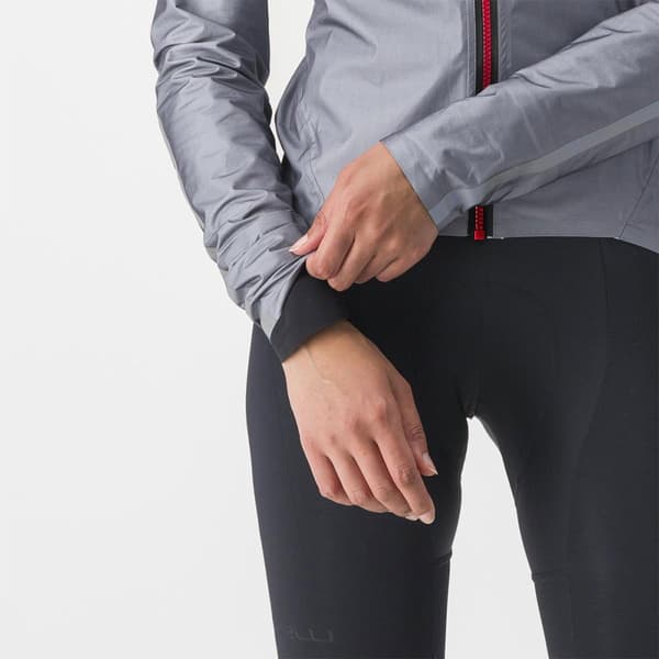 Castelli Jacka Tempesta Grå XL Kvinna
