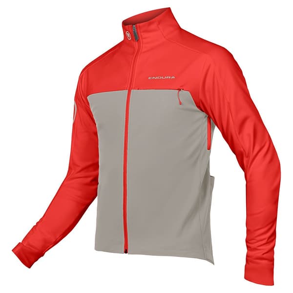 Endura Soft Shell Jakke Windchill Ii Rød,Grå XL Mand