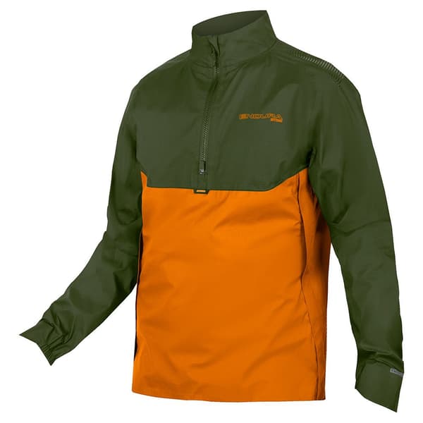 Endura Regnjakke Mt500 Grøn,Orange XL Mand