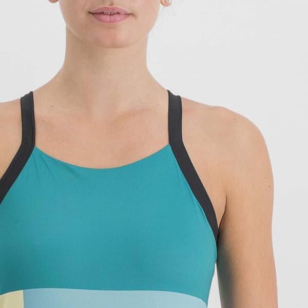 Sportful Ærmeløs T-shirt Snap Blå S Kvinde