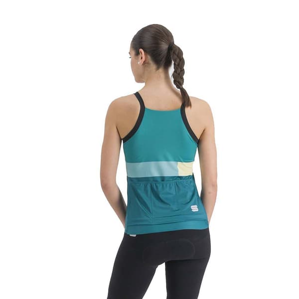Sportful Ærmeløs T-shirt Snap Blå S Kvinde