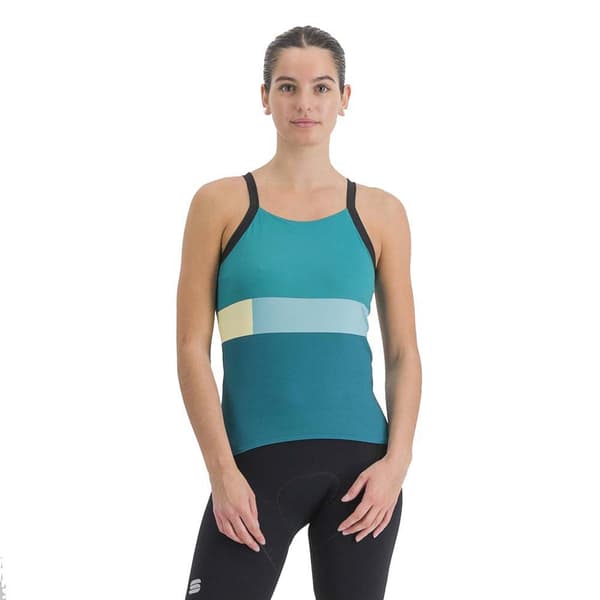 Sportful Ærmeløs T-shirt Snap Blå S Kvinde