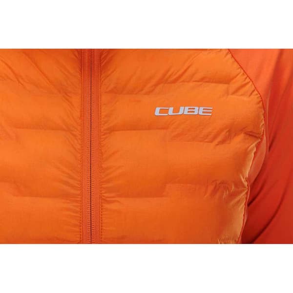 Cube Polstret Jakke Orange XL Kvinde