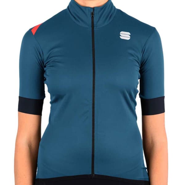 Sportful Kortærmet Jakke Fiandre Light No Rain Blå S Kvinde