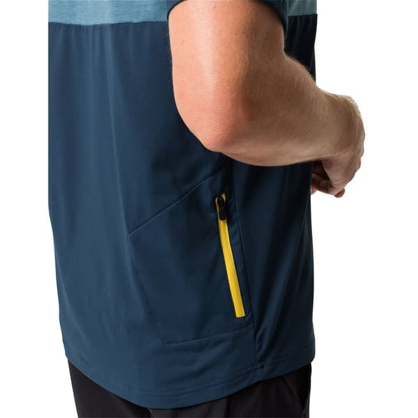 Vaude Bike Lyhythihainen T-paita Tremalzo Iv Sininen 2XL Mies