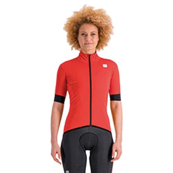 Sportful Kortærmet Jakke Fiandre Light No Rain Rød S Kvinde