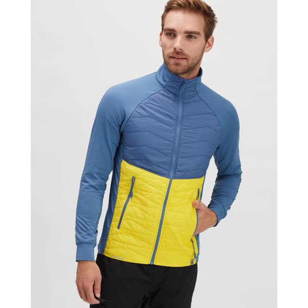 Silvini Sweatshirt Med Fuld Lynlås Grado Gul,Blå XL Mand