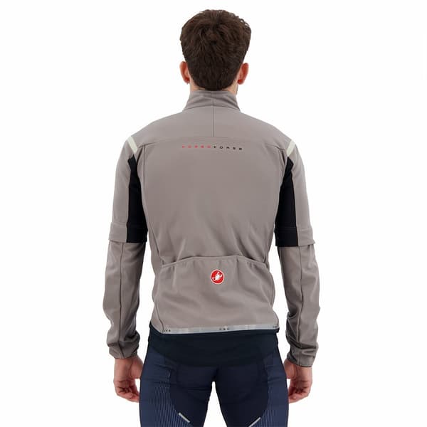 Castelli Jakke Perfetto Ros 2 Convertible Grå M Mand
