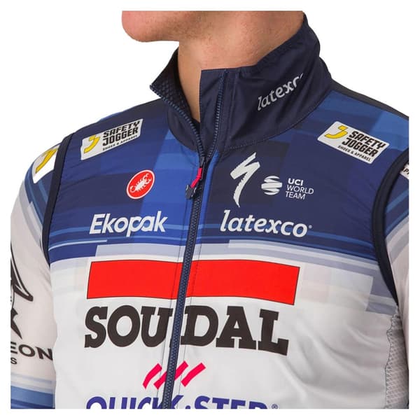 Castelli Gilet Pro Light Soudal Quick-step 2023 Flerfärgad L Man