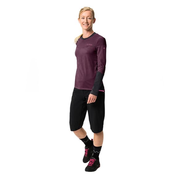 Vaude Bike Långärmad T-shirt Moab Pro Lila 40 Kvinna
