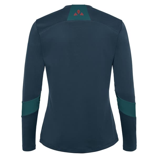 Vaude Bike Pitkähihainen T-paita Qimsa Logo Sininen 40 Nainen